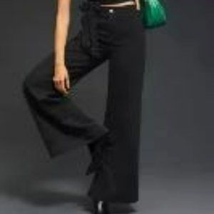 Pilcro High-Rise Wide-Leg Trousers SZ 26Tall